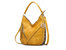 Lisanna Vegan Leather Hobo Handbag - Mustard