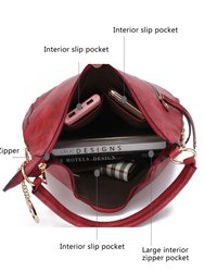 Lisanna Vegan Leather Hobo Handbag
