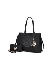 Louise Tote And Wallet Set Handbag - Black