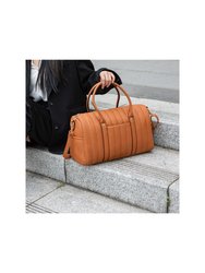 Luana Quilted Vegan Leather Women’s Duffle Bag