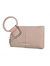 Luna Vegan Leather Clutch/Wristlet For Women's - Beige