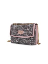 Mackenzie Tweed Women’s Shoulder Handbag - Charcoal