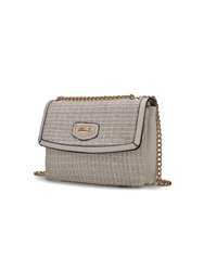 Mackenzie Tweed Women’s Shoulder Handbag - Gold