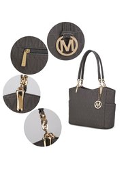 Malika M Signature Satchel Handbag