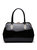 Marlene Patent Satchel Handbag - Black