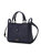 Melody Vegan Leather Tote Handbag For Women's - Navy