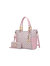 Merlina 2 Pieces Women Tote Handbag With Wallet - Pink