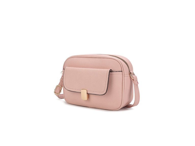 Michaela Vegan Leather Women’s Shoulder Bag - Pink