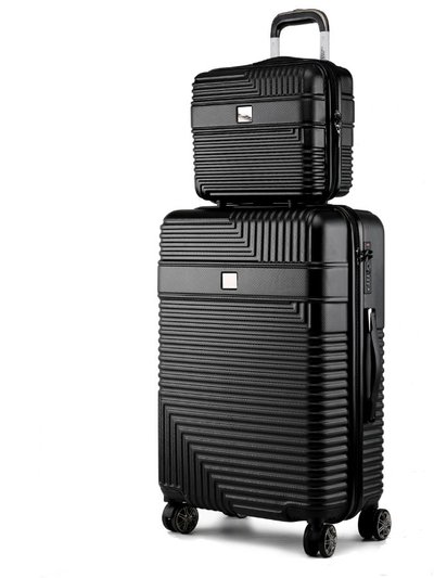 MKF Collection by Mia K Mykonos Luggage Set With A Carry-On And Cosmetic Case - 2 pieces product