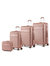 Mykonos Luggage Trolley Bag Set - 4 Pieces - Rose Gold