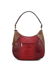 Naira Vegan Crocodile Leather Woman Hobo Shoulder Handbag By Mia K