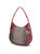 Naira Vegan Crocodile Leather Woman Hobo Shoulder Handbag By Mia K - Grey-Pink