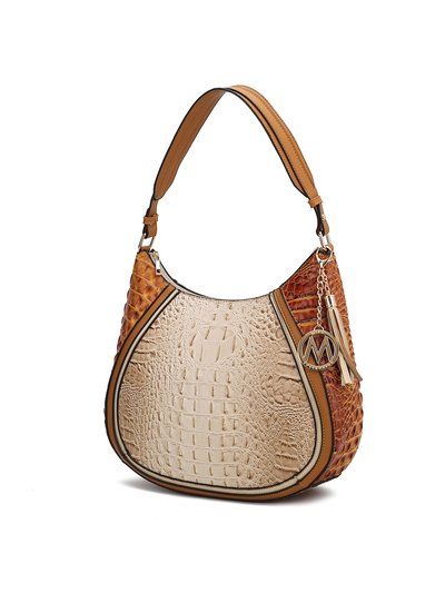 MKF Collection by Mia K Naira Vegan Crocodile Leather Woman Hobo Shoulder Handbag By Mia K product