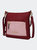 Nala Vegan Color-Block Leather Women’s Shoulder Bag - Wine Blush