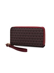 Noemy M Signature Wallet Wristlet - Red