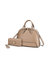 Nora Premium Croco Satchel Handbag by Mia K. - Taupe