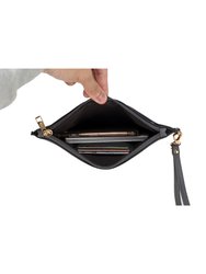 Norah Vegan Leather Women’s Satchel Bag With Wristlet – 2 Pieces