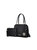 Norah Vegan Leather Women’s Satchel Bag With Wristlet – 2 Pieces - Black