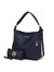 Ophelia Vegan Leather Women’s Hobo Bag with Wallet – 2 pieces - Navy