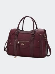 Patricia Duffle Bag For Women's - Burgundy