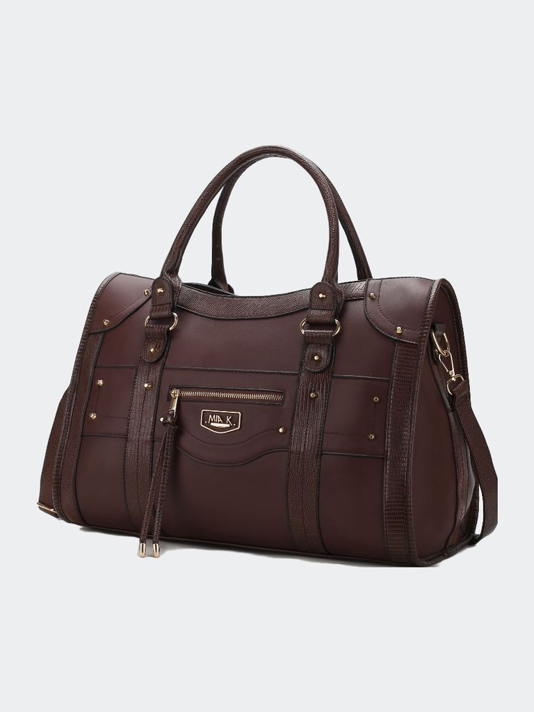 Patricia Duffle Bag For Women's - Chocolate