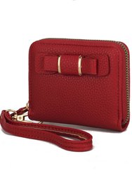 Patricia Small Wallet - Card Slots - Red