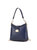 Pilar Vegan Leather Women’s Shoulder Bag - Navy Blue