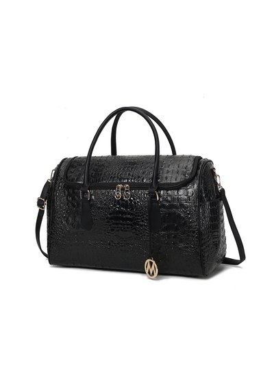 MKF Collection by Mia K Rina Crocodile Embossed Vegan Leather Women’s Duffle Bag product