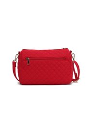 Rosalie Solid Quilted Cotton Women’s Shoulder Bag By Mia K
