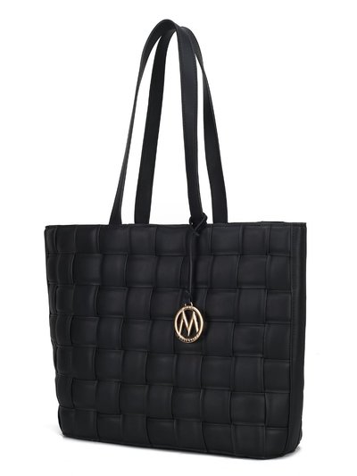 MKF Collection by Mia K Rowan Woven Vegan Leather Women’s Tote Bag product