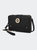 Sage Cell-Phone - Wallet Crossbody Bag With Optional Wristlet - Black