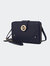 Sage Cell-Phone - Wallet Crossbody Bag With Optional Wristlet - Navy
