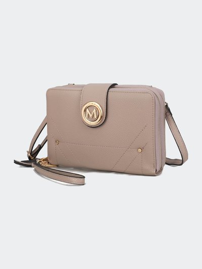 MKF Collection by Mia K Sage Cell-Phone - Wallet Crossbody Bag With Optional Wristlet product