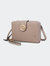 Sage Cell-Phone - Wallet Crossbody Bag With Optional Wristlet - Beige