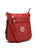 Salome Expandable Multi-Compartment Crossbody - Red