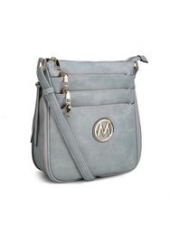 Salome Expandable Multi-Compartment Crossbody - Light Blue