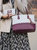 Saylor Circular Print Women's Tote Bag & Wristlet Wallet 2 Pcs