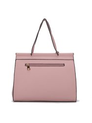 Shelby Vegan Leather Women’s Satchel Bag With Wallet -2 Pieces