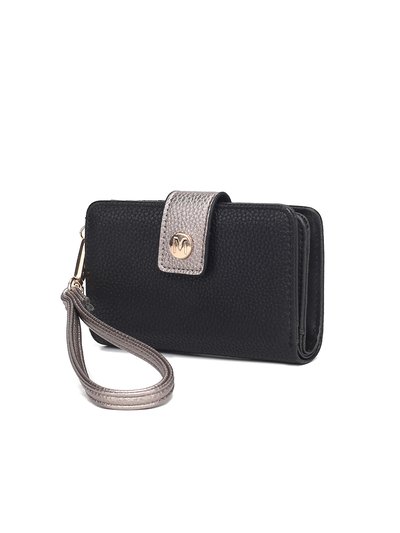 MKF Collection by Mia K Shira Color Block Vegan Leather Women’s Wallet With wristlet product