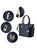 Shonda 3PC Tote with Cosmetic Pouch & Wristlet