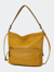 Sierra Vegan Leather Women’s Shoulder Bag - Yellow