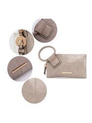 Simone Vegan Leather Clutch/Wristlet For Women's