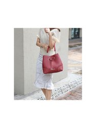 Solid Bella Bucket Handbag