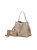 Solid Bella Bucket Handbag - Beige