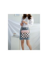 Suki Checkered Crossbody Handbag