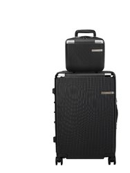 Tulum 2-Piece Carry-On Luggage Set - Black