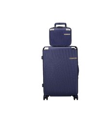 Tulum 2-Piece Carry-On Luggage Set - Navy