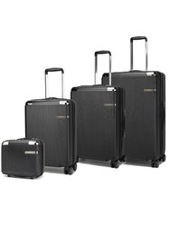 Tulum 4-piece luggage set - Black