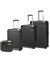 Tulum 4-piece luggage set - Black