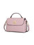 Tyra Disco Vegan Leather Crossbody Handbag For Women's - Pink